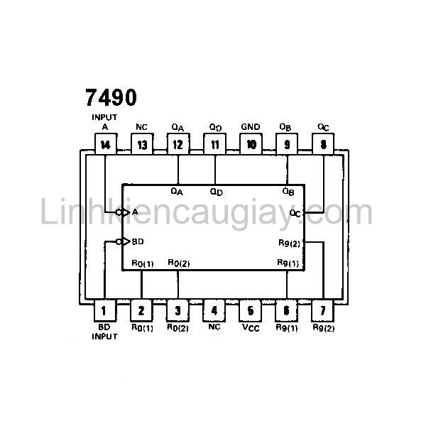 Acquista 10PCS SN74LS90N SN74LS90 74LS90 IC CONTATORE DECENNI DIP-14 SN 74LS90N Decenni Dividi Per 12 E Contatore Binario DIP14 In Italia A Partire Da 7.39 - Foto 5
