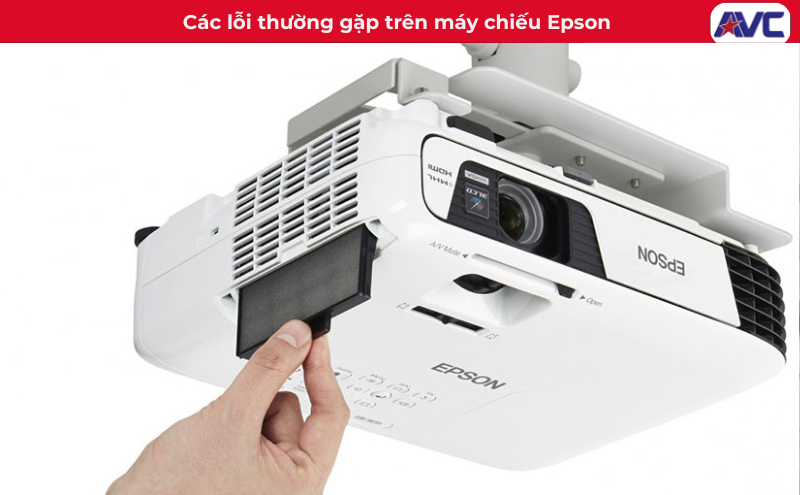 Hướng dẫn xử lý các sự cố thường gặp trên máy chiếu Epson