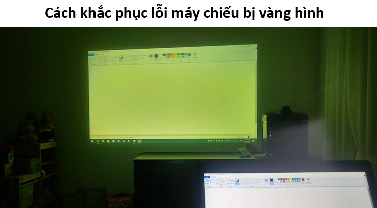 Hỏi đáp máy chiếu: Khắc phục lỗi máy chiếu bị vàng hình