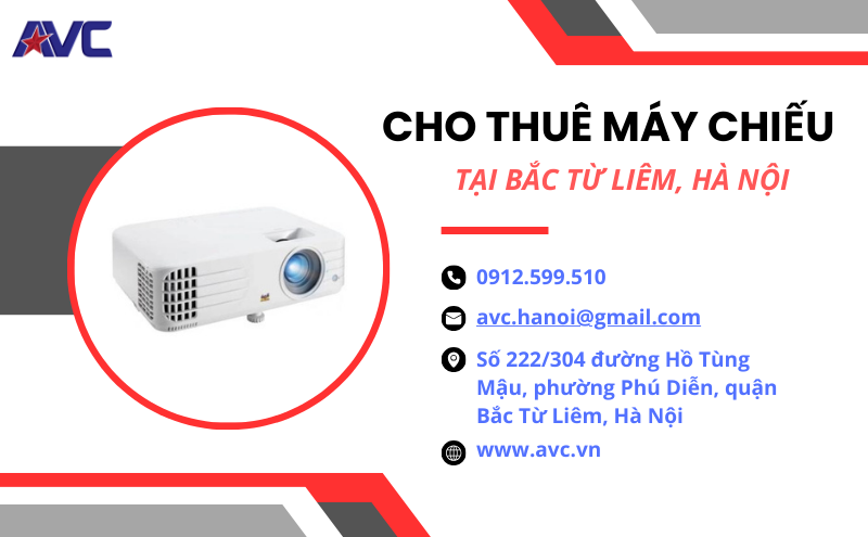 Cho Thuê Máy Chiếu Tại Bắc Từ Liêm, Hà Nội - Giá Rẻ - Trọn Gói