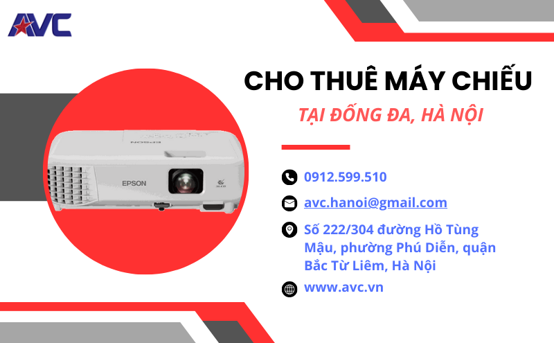 Cho Thuê Máy Chiếu Trọn Bộ Tại Đống Đa - Hà Nội - Giá Rẻ Nhất