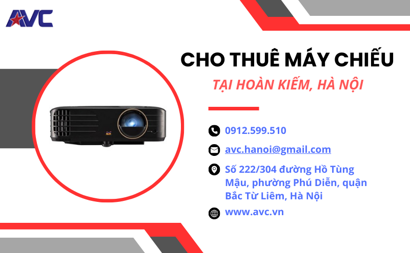 Cho Thuê Máy Chiếu Tại Hoàn Kiếm, Hà Nội - Giá Rẻ, 24/7