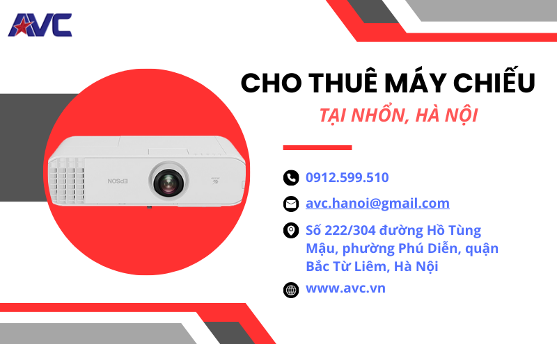 Cho Thuê Máy Chiếu Trọn Bộ Tại Nhổn - Hà Nội - Giá Rẻ - Uy Tín