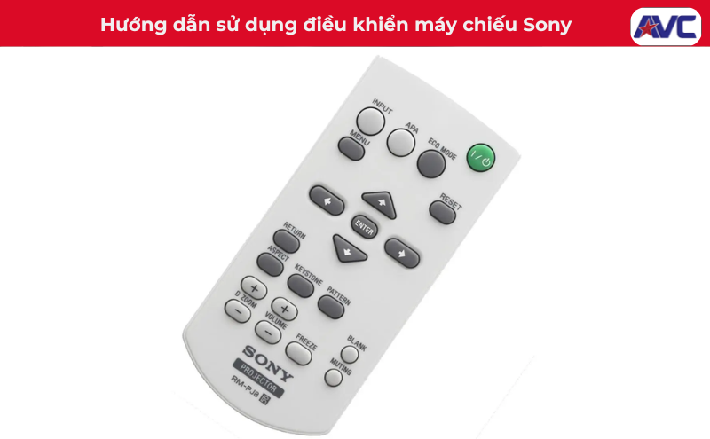Làm chủ điều khiển máy chiếu Sony chỉ trong 5 phút