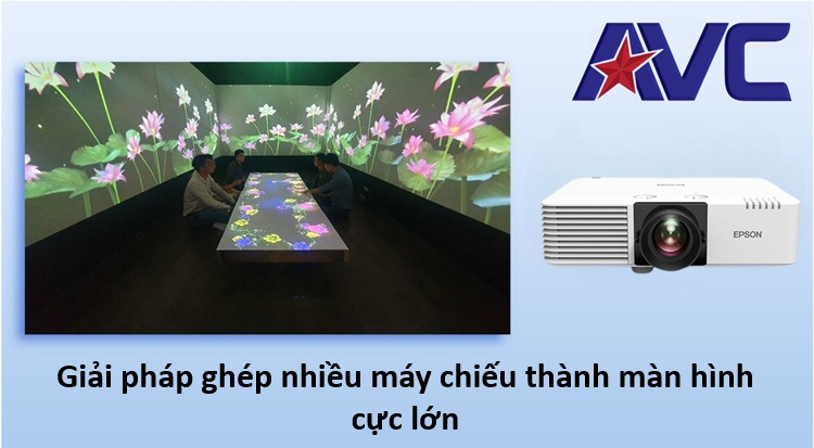 Giải pháp ghép nhiều màn chiếu thành màn hình cực lớn