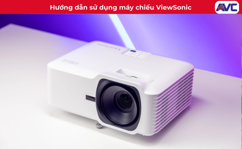 Xem ngay hướng dẫn sử dụng máy chiếu ViewSonic chi tiết nhất. Lưu ý để kéo dài tuổi thọ máy chiếu.