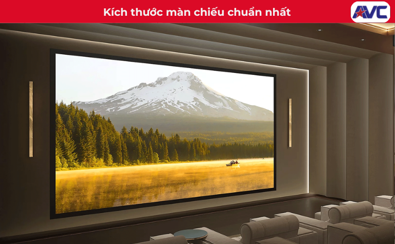 Kích thước màn chiếu tiêu chuẩn và cách lựa chọn màn chiếu phù hợp