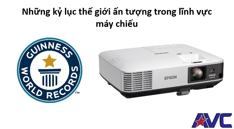 Những kỷ lục thế giới ấn tượng trong lĩnh vực máy chiếu