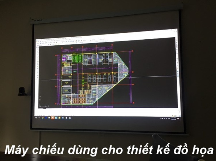 Lựa chọn máy chiếu trình chiếu bản vẽ kỹ thuật