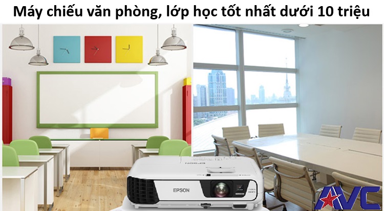 Máy chiếu văn phòng, lớp học tốt nhất giá dưới 10 triệu