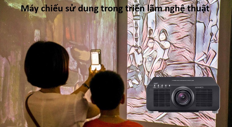 Giải pháp trình chiếu triển lãm nghệ thuật sử dụng máy chiếu laser