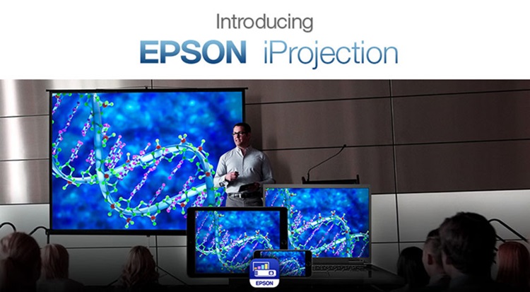 Ứng dụng Epson Iprojection - Hỗ trợ trình chiếu không dây