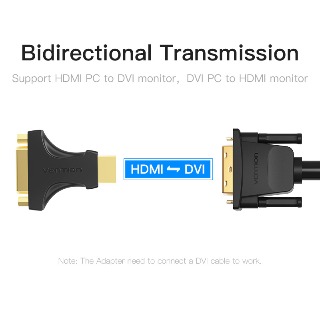 Đầu chuyển 2 chiều HDMI to DVI /DVI to HDMI Vention