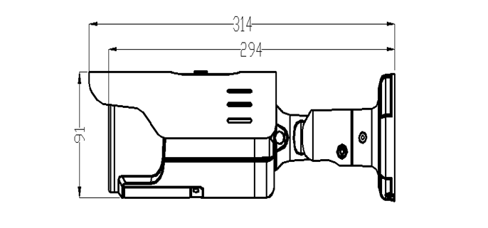 Camera Ip trụ hồng ngoại 2MP AVone AV-IPC2005-R304B