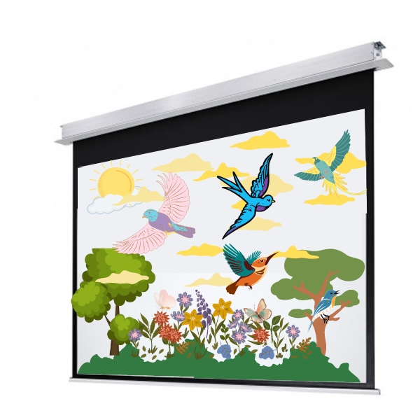 MÀN CHIẾU ĐIỆN ÂM TRẦN DALITE 100 INCH CM-100ES, TỶ LỆ 4:3