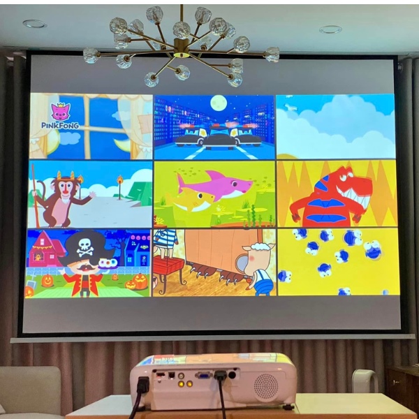 MÀN CHIẾU ĐIỆN ÂM TRẦN DALITE 120 INCH CM-120ES, TỶ LỆ 4:3