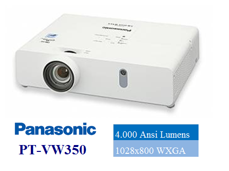 MÁY CHIẾU PANASONIC PT-VW350 4000 ANSI LUMENS, WXGA