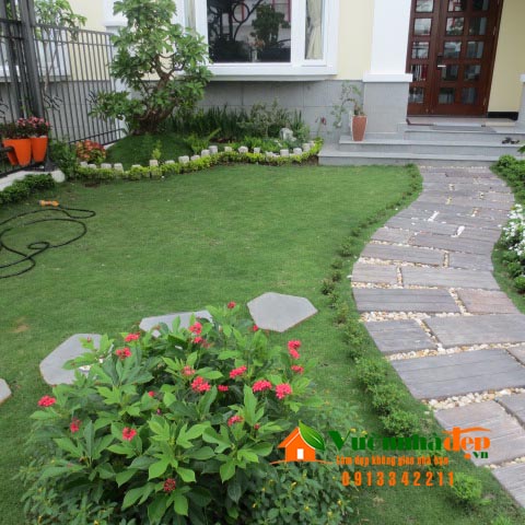 Thi công sân vườn phú mỹ hưng