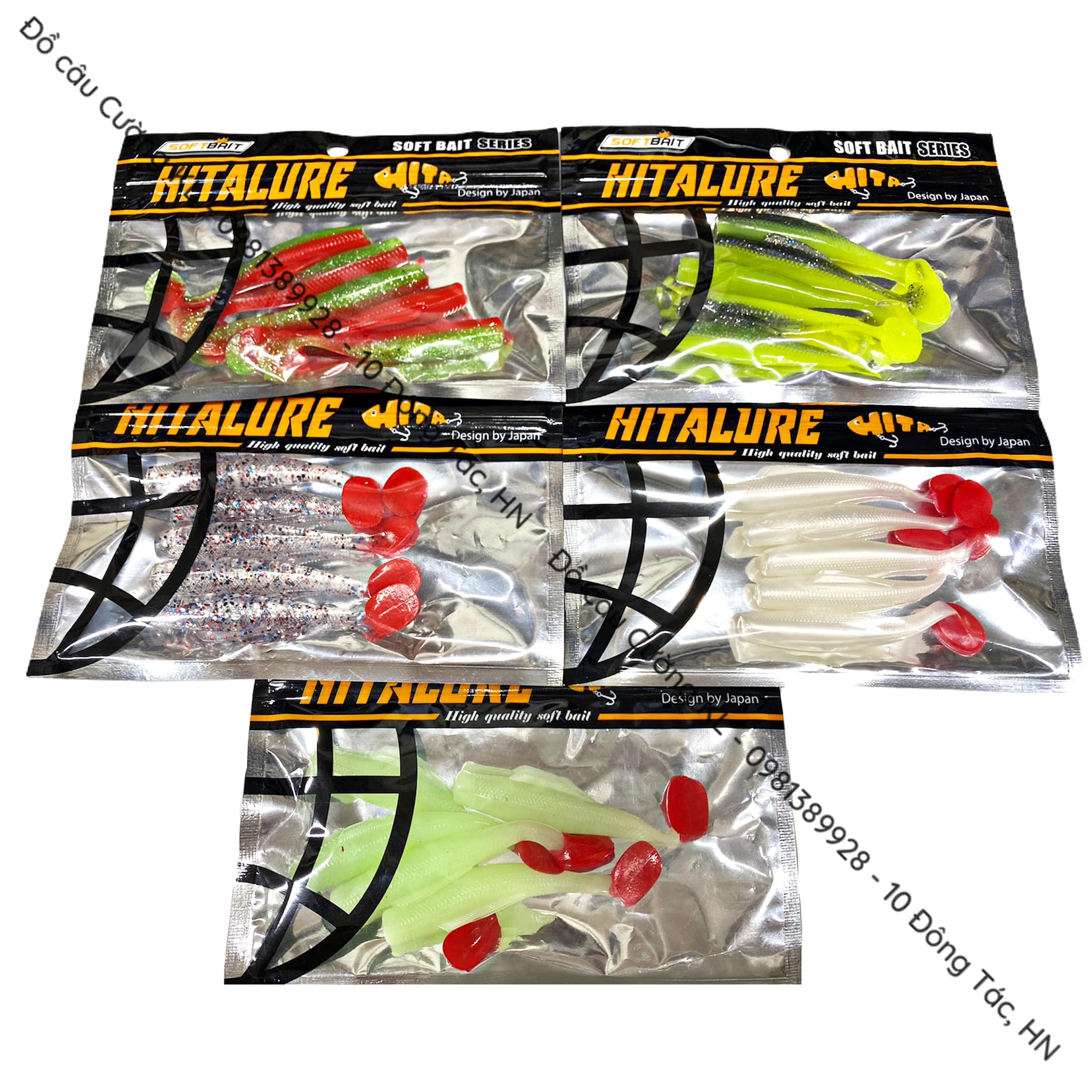 Mồi Mềm Hitalure Fishing Tackle Mồi Cá Giả Berkley Bad Shad