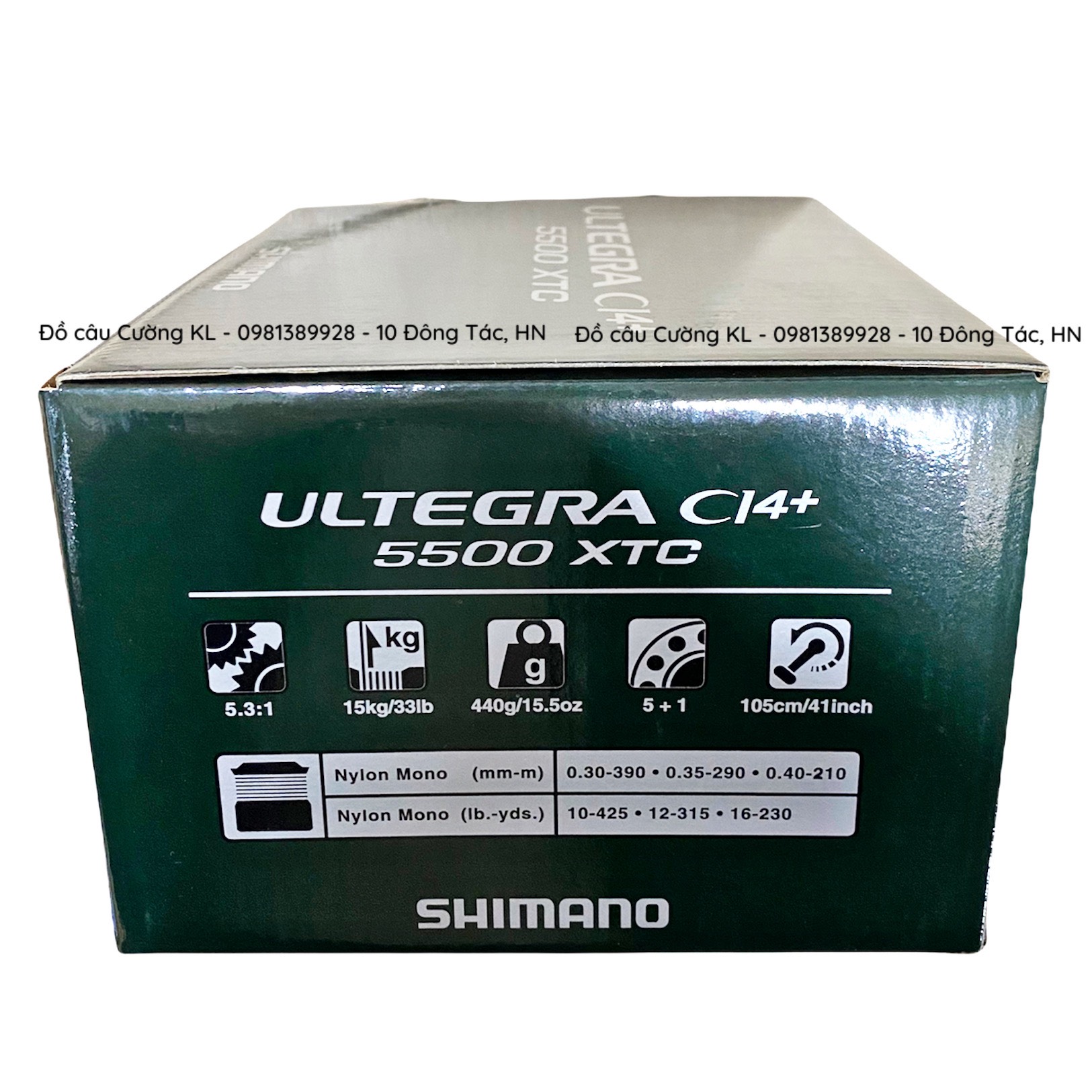 Máy câu Shimano Ultegra CI4+ 5500 XTC (2 lô)