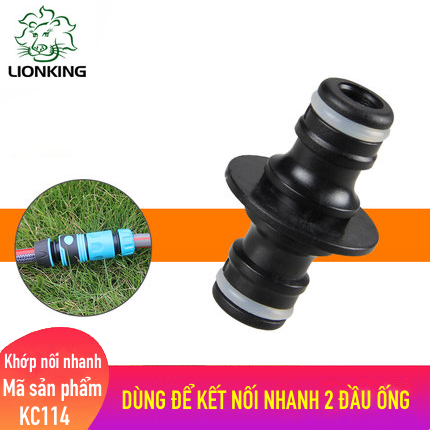 Khớp nối nhanh LionKing KC114 - dùng để kết nối nhanh 2 đầu ống nước