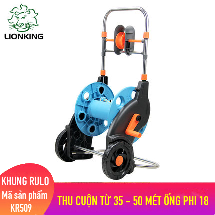 Khung rulo cuộn ống LionKing KR509 - cuộn ống có độ dài từ 35 - 50 mét ống phi 18