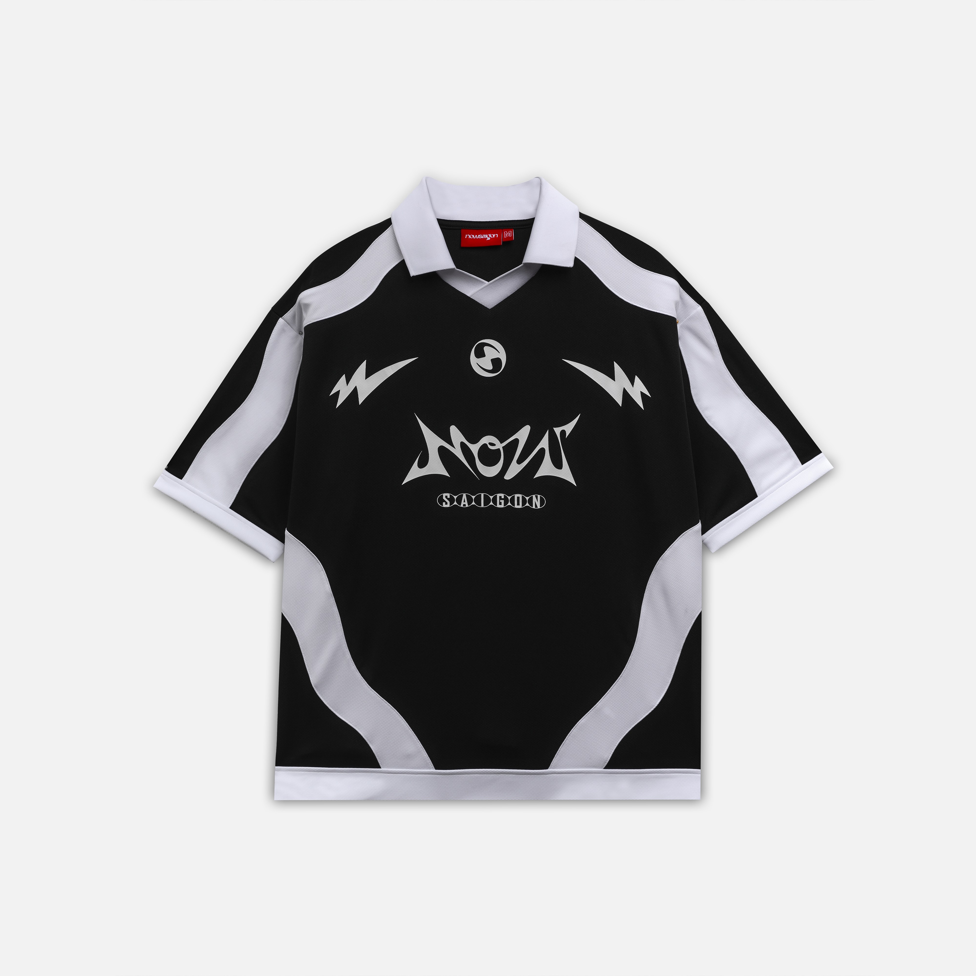 WAVE POLO JERSEY - BLACK