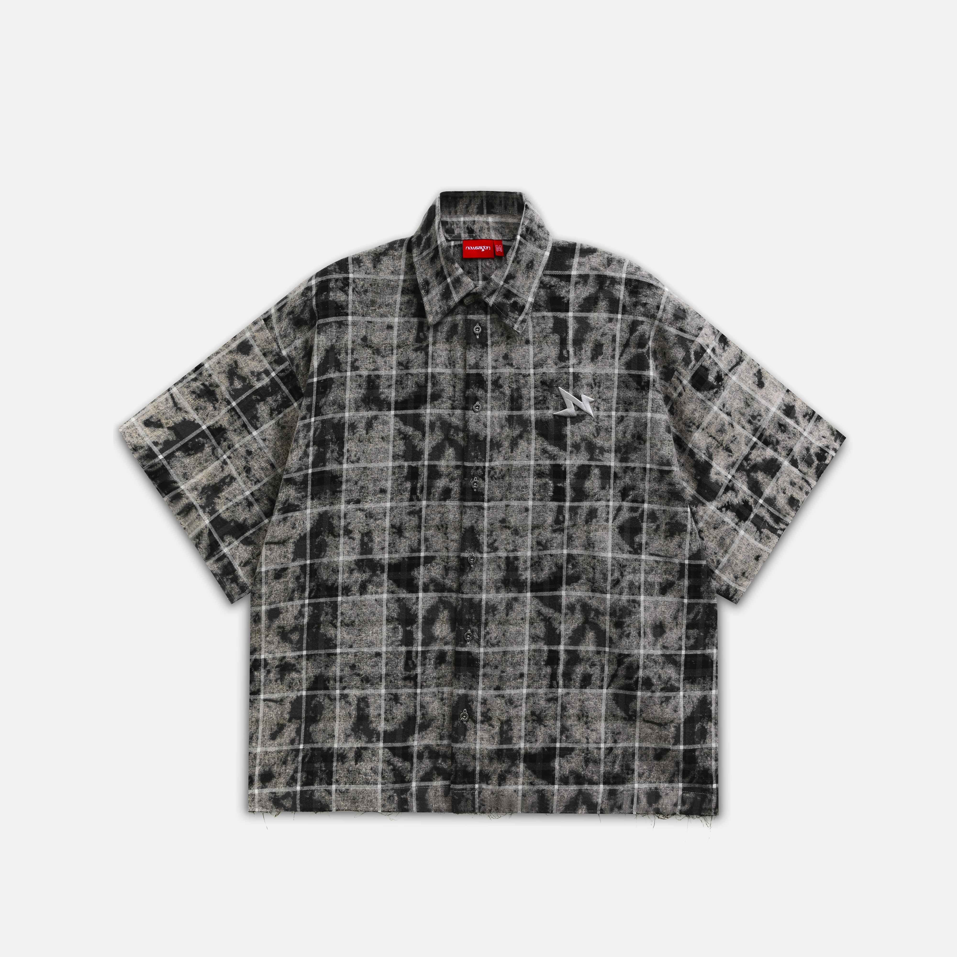 HAZE CHECK SHIRT - GRAPHITE