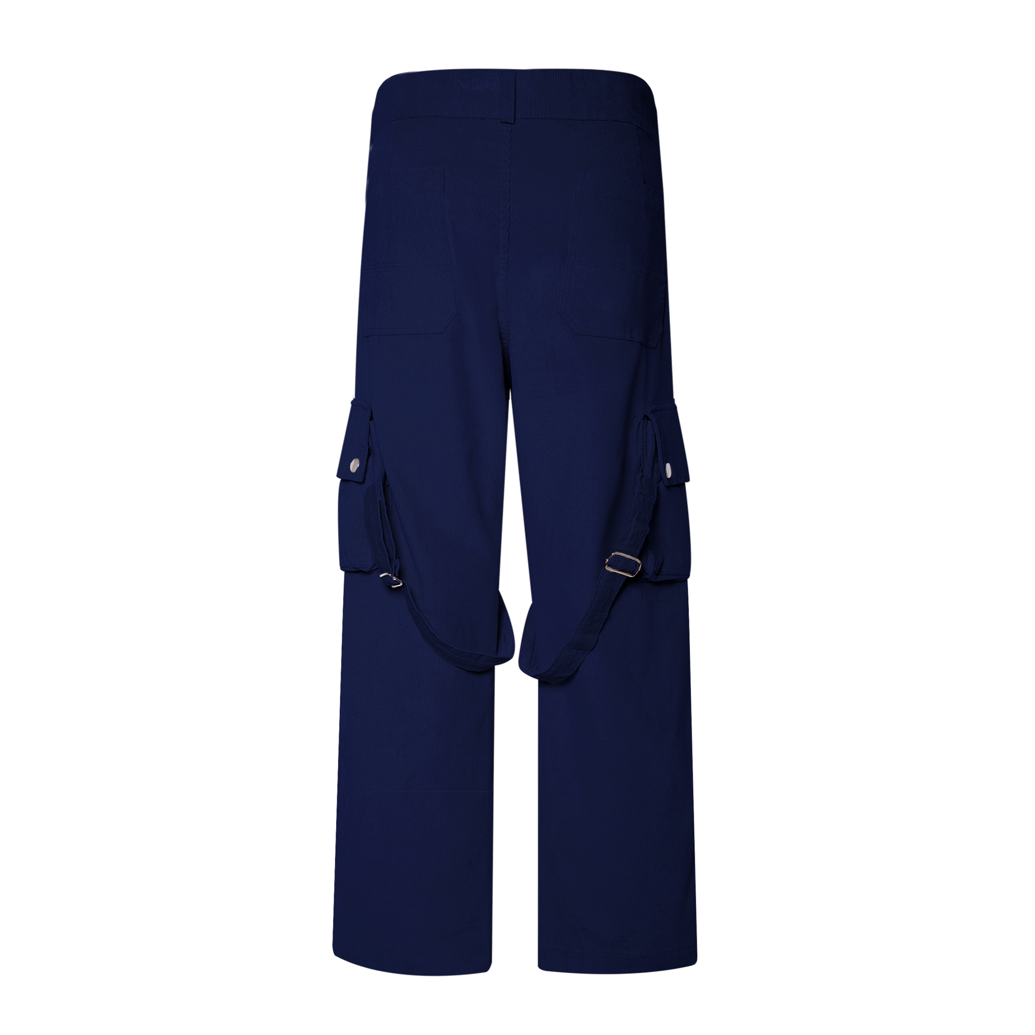 Navy Blue Cargo Trousers - Buy Navy Blue Cargo Trousers online in India