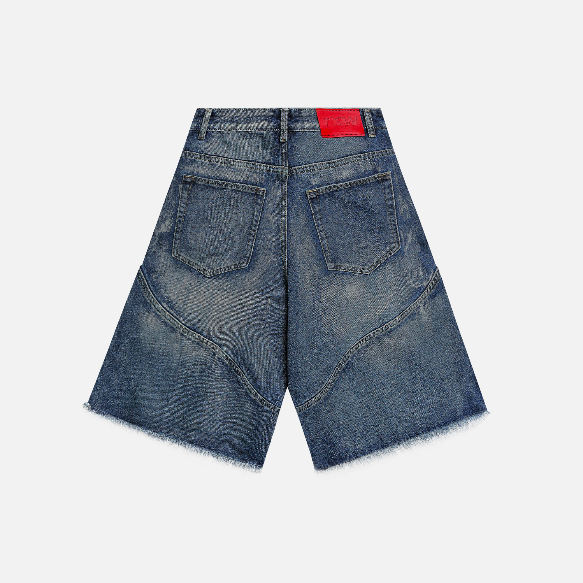 REBEL EDGE JORTS - WASHED BLUE