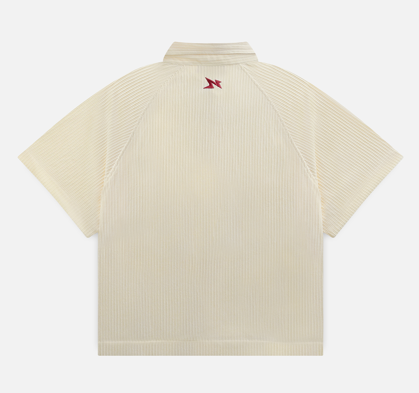 S/S RAGLAN RIBBED SHIRTS - CREAM