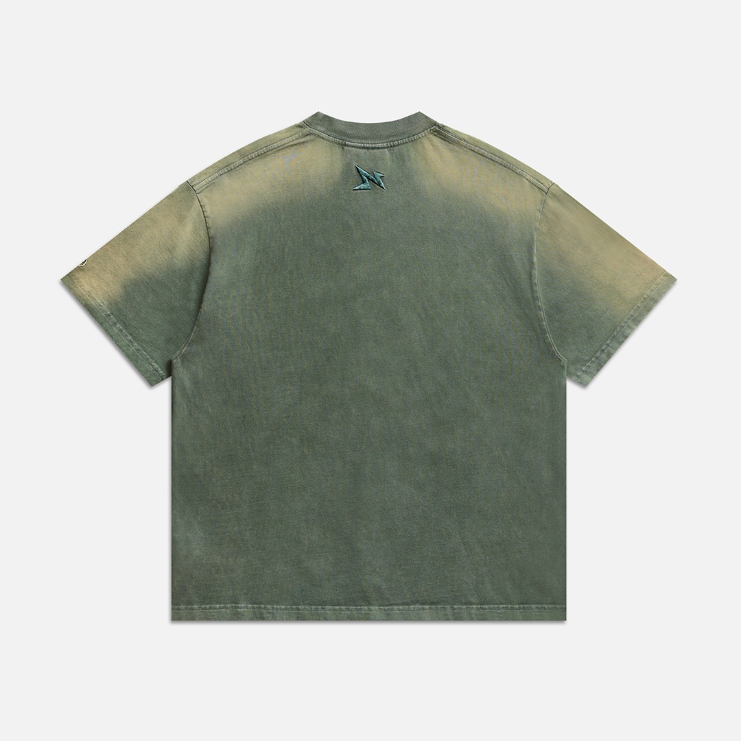 METAL BLUR TEE - WASHED TASMAN