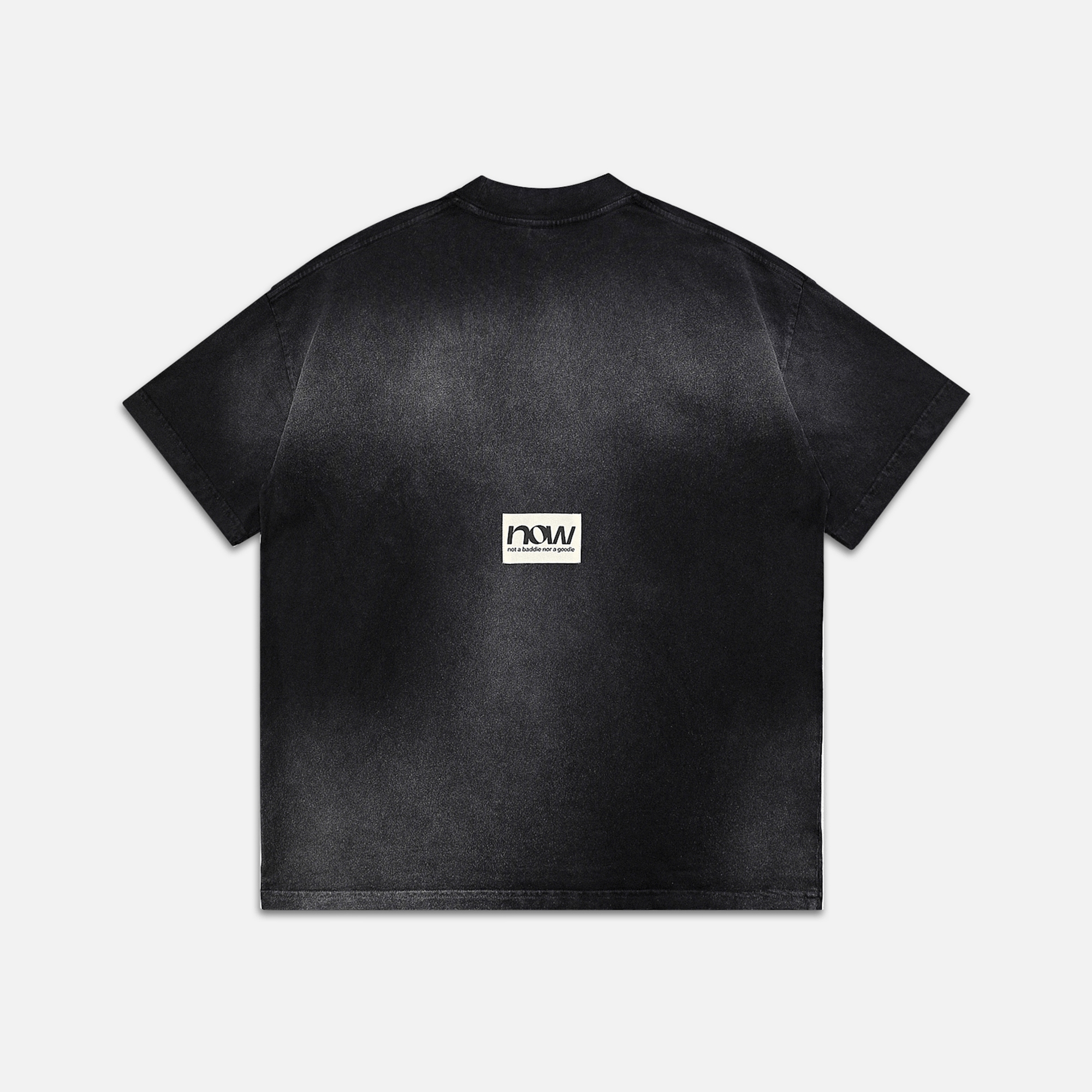 ARRIVAL WASHED TEE - BLACK