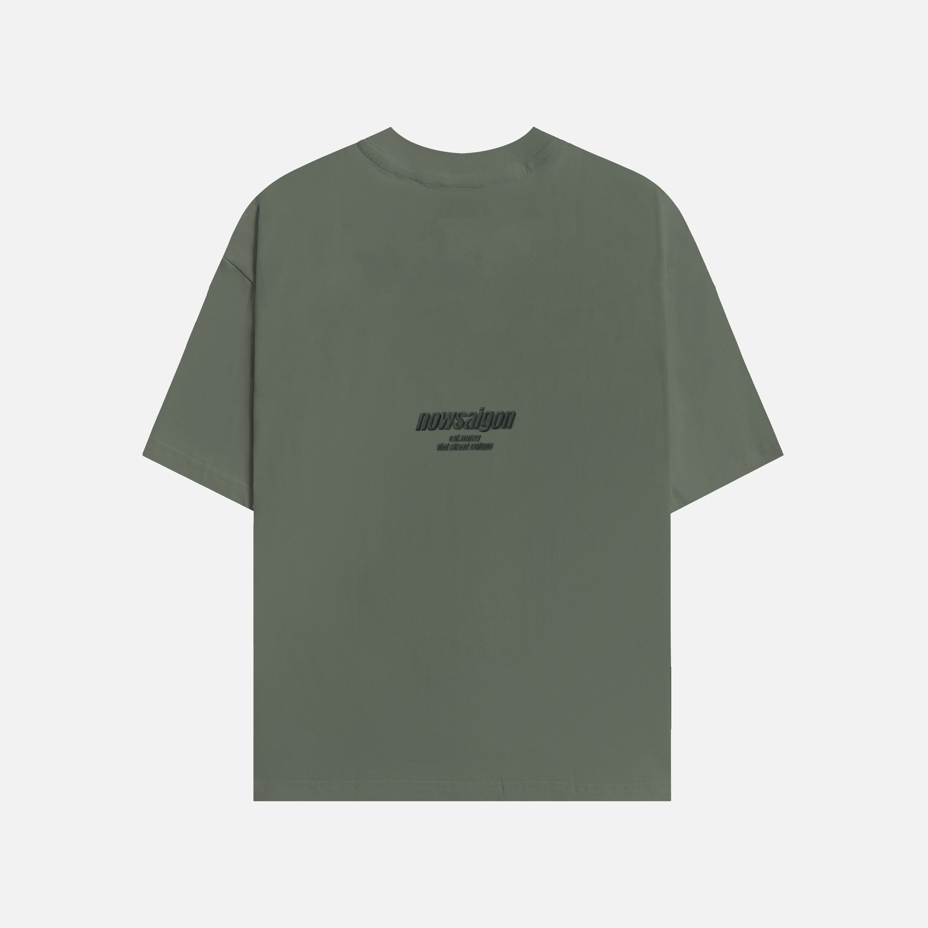 CHALK LOGO TEE - TASMAN