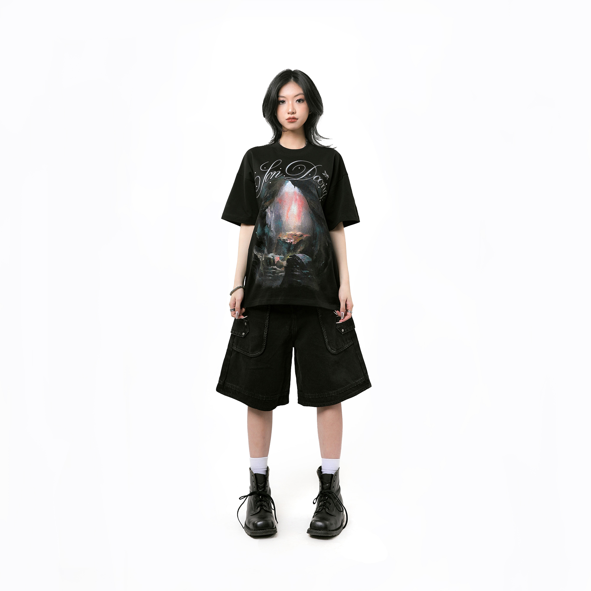 SON DOONG TEE - BLACK