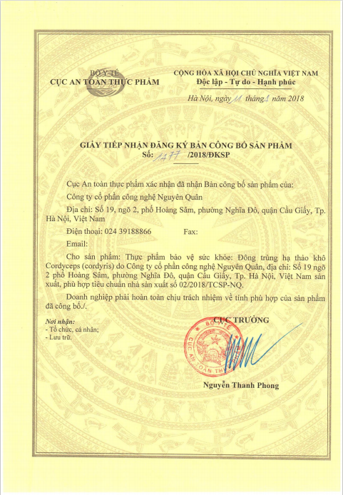 KIỂM NGHIỆM ATTP ĐTHT KHÔ