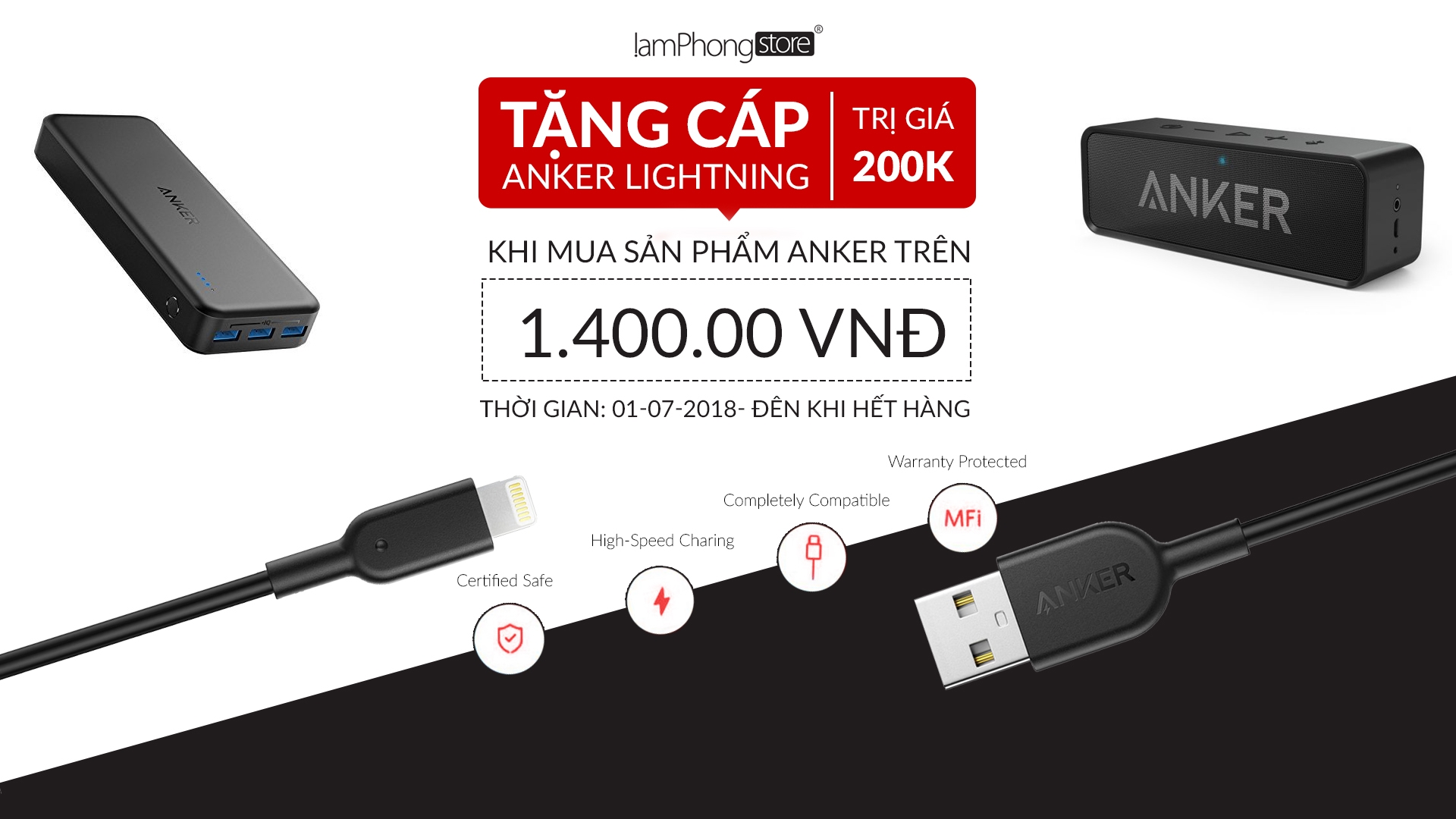 LamPhongStore.com - Đại Lý Ủy Quyền ANKER chính hãng tại Việt Nam