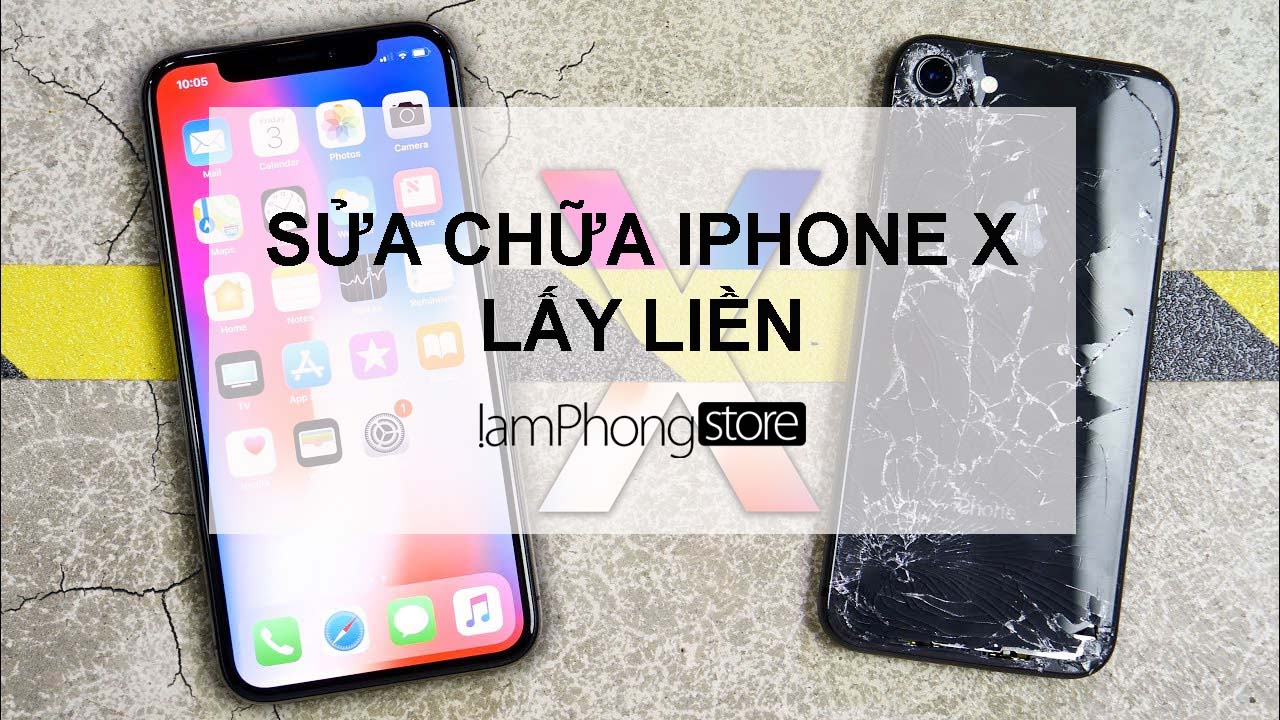 Dịch vụ sửa iPhone X uy tín, lấy liền tại TPHCM