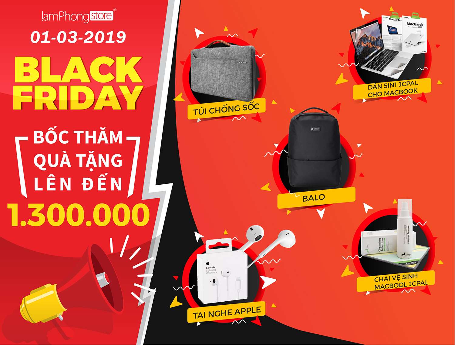 Black Friday - Bốc quà mỏi tay