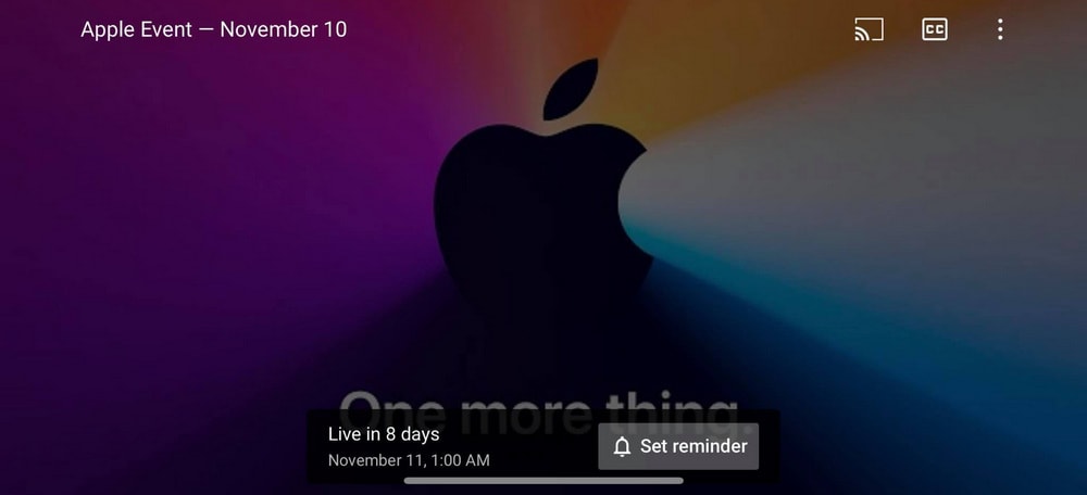 Apple bất ngờ công bố sự kiện sắp diễn ra 10/11 với sự trở lại của One More Thing