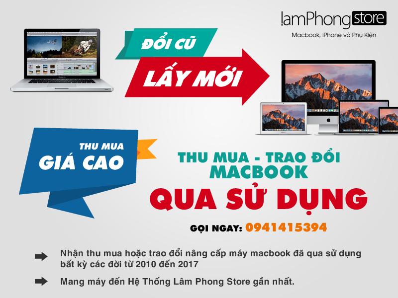 Lâm Phong Store thu mua Laptop các loại