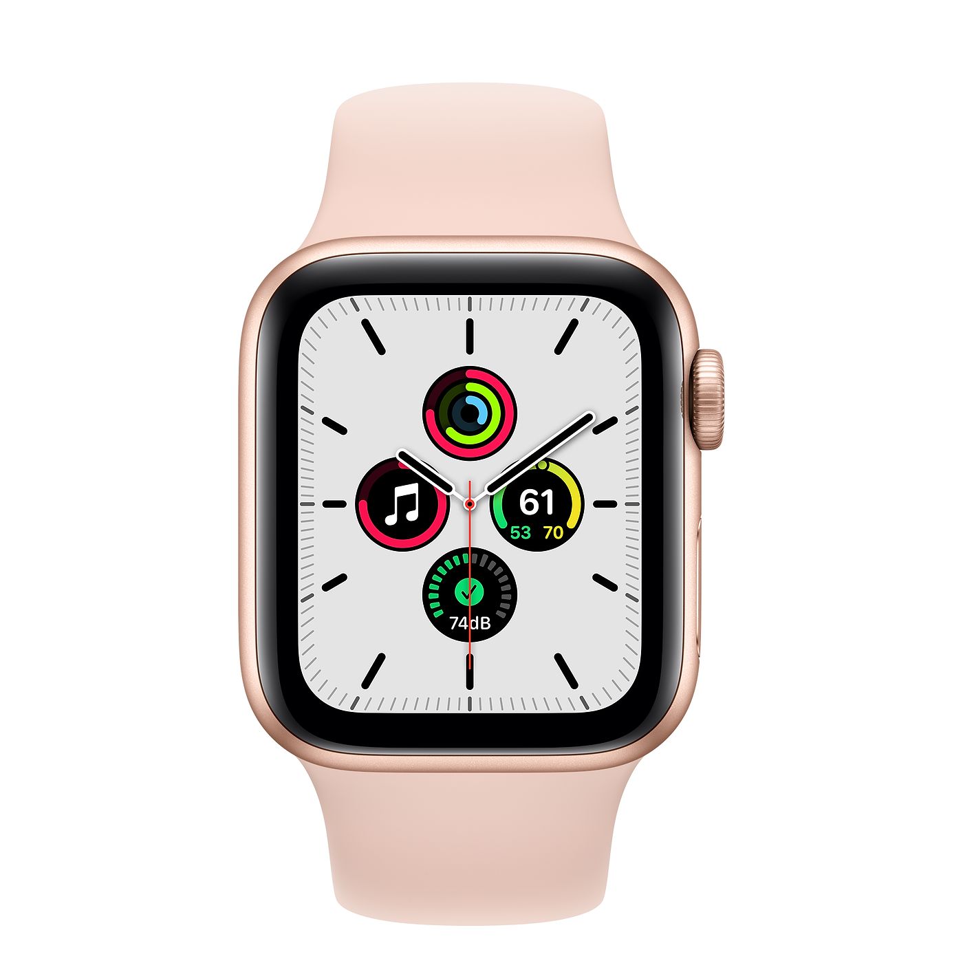 Apple Watch SE GPS Gold Aluminum Case With Pink Sand Sport Apple Watch SE GPS Gold Aluminum Case With Pink Sand Sport