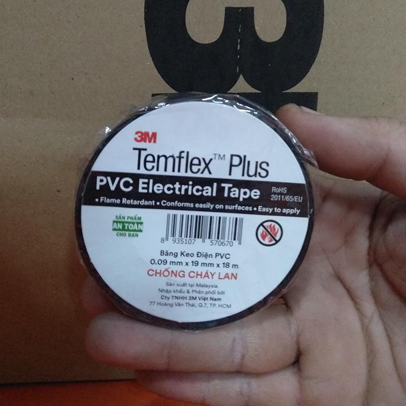 Pvc Temflex Plus Băng keo cách điện 3M Temflex plus - Chống cháy lan GALUP