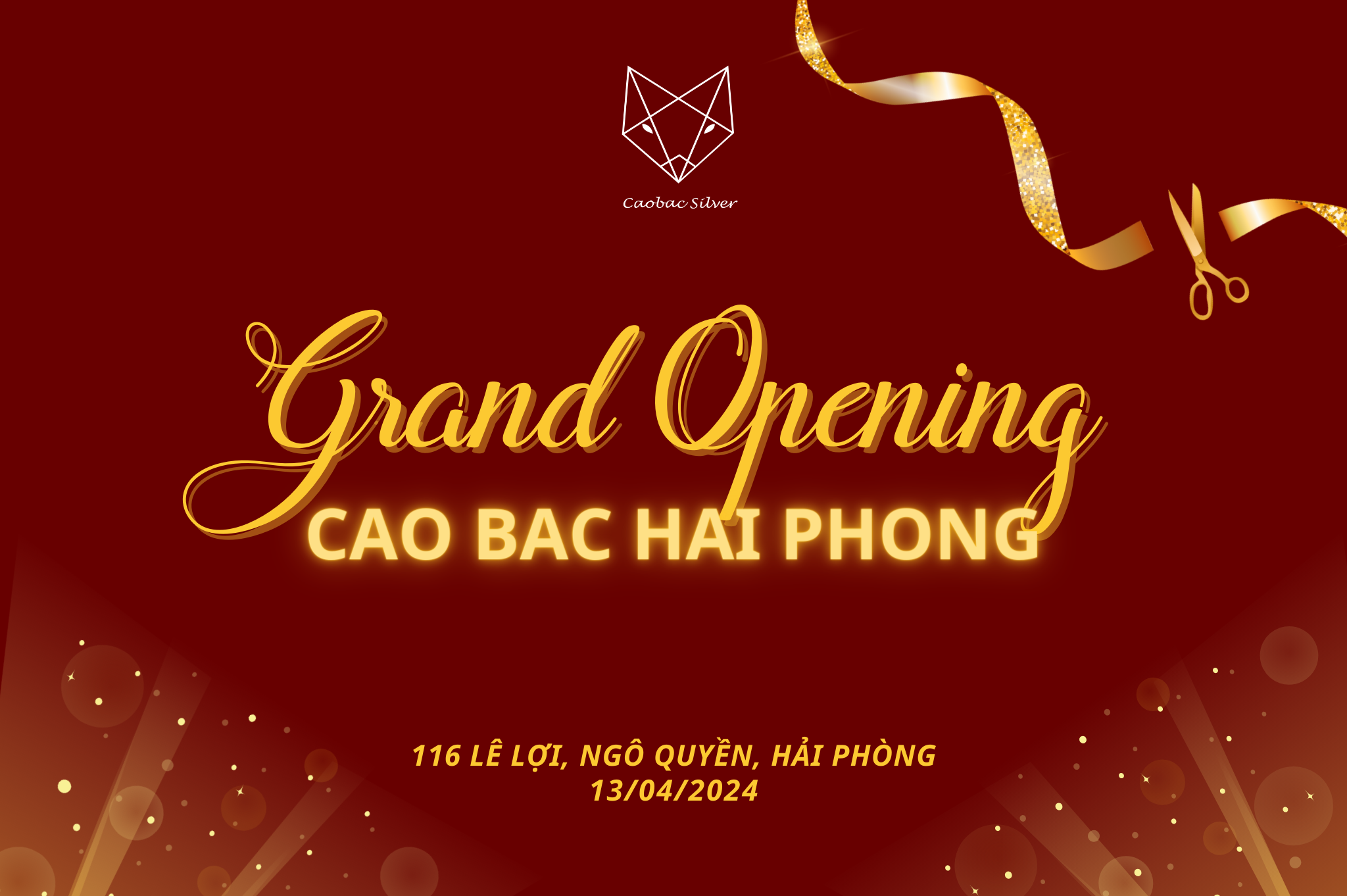 [GRAND OPENING] MỪNG KHAI TRƯƠNG STORE CÁO BẠC HẢI PHỎNG - TẶNG BẠN NGÀN ƯU ĐÃI HẤP DẪN