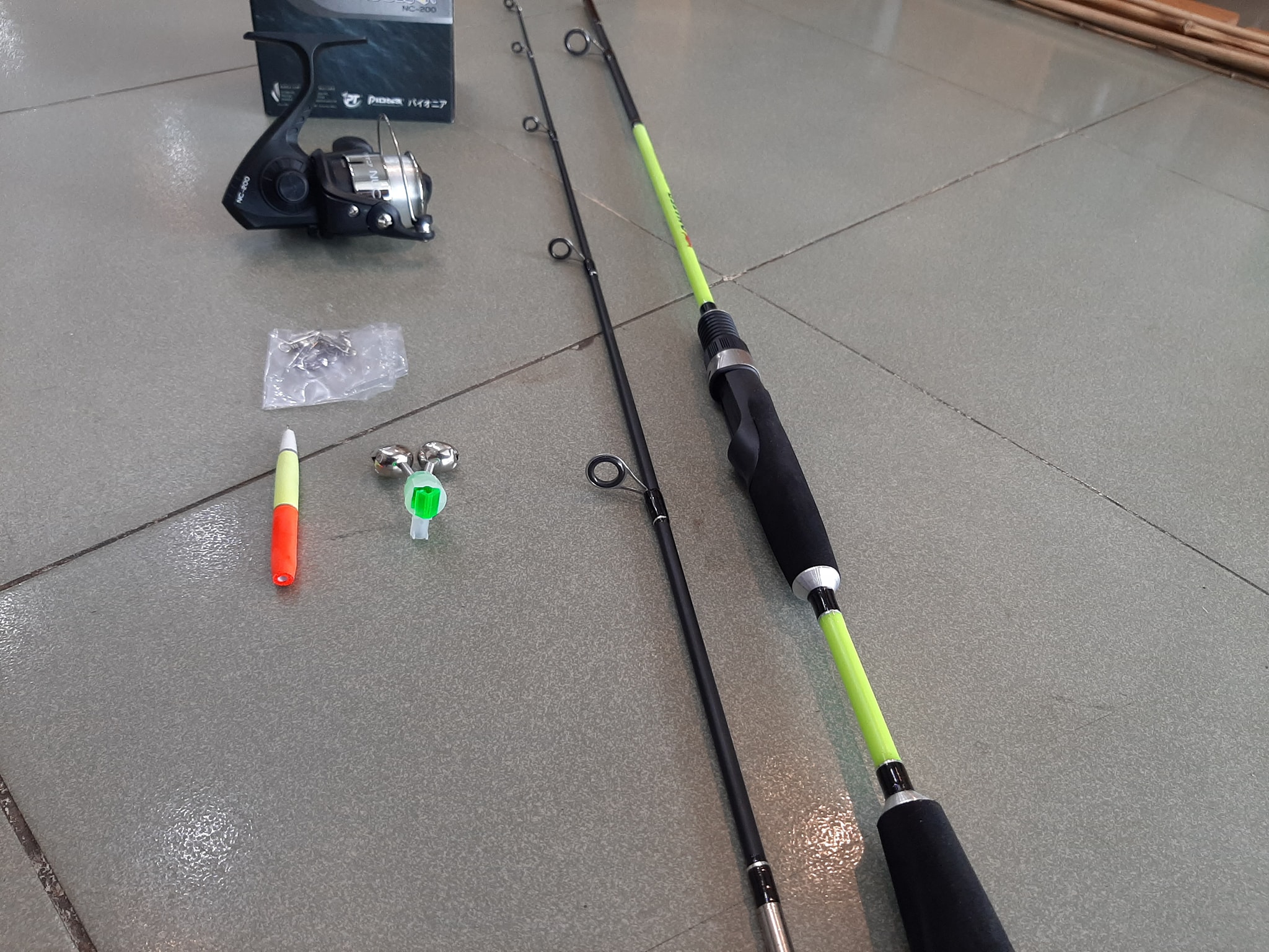 COMBO 250K - CẦN MR SHIMANO ONETER 1M65 + MÁY PIONER NC200