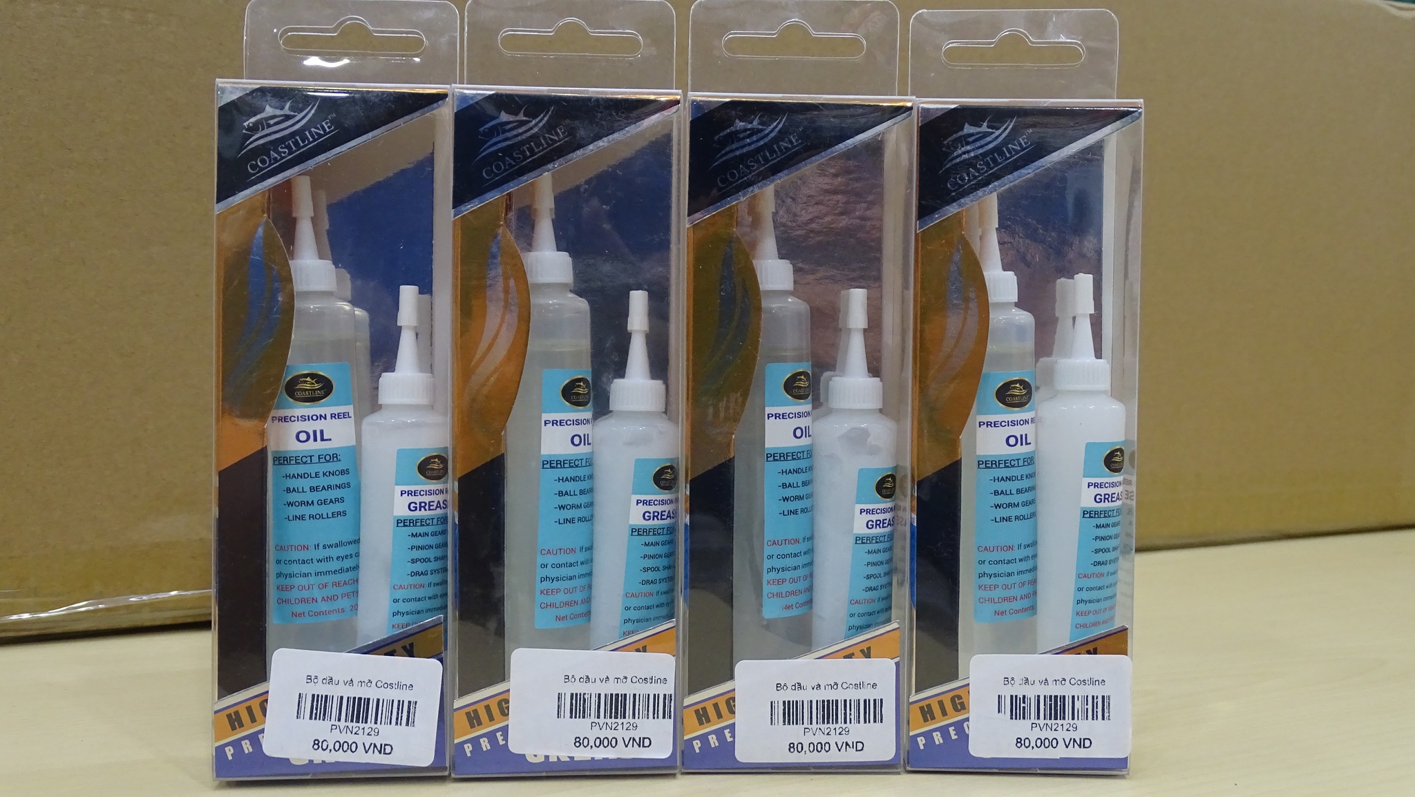Bộ dầu mỡ vệ sinh máy câu Costline