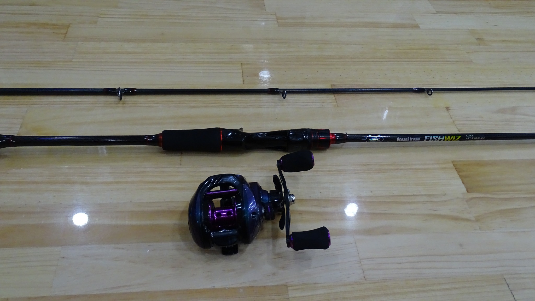 Combo 780k - Cần Coastline FISHWIZ,Máy PROBEROS,Dây Toman