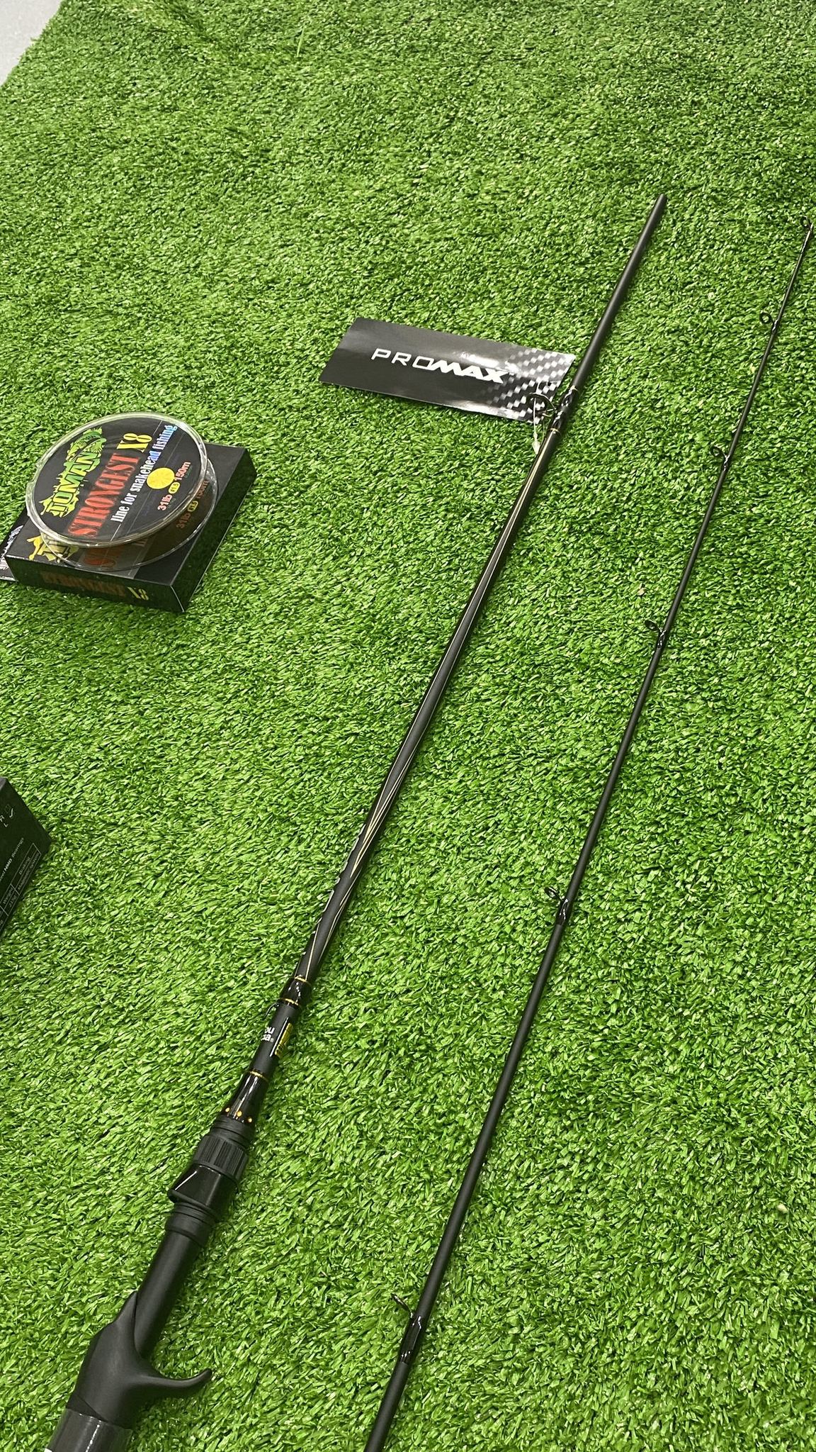 COMBO 1490K - Cần Abu Promax + Máy Noeby K7 - Dây PE Toman