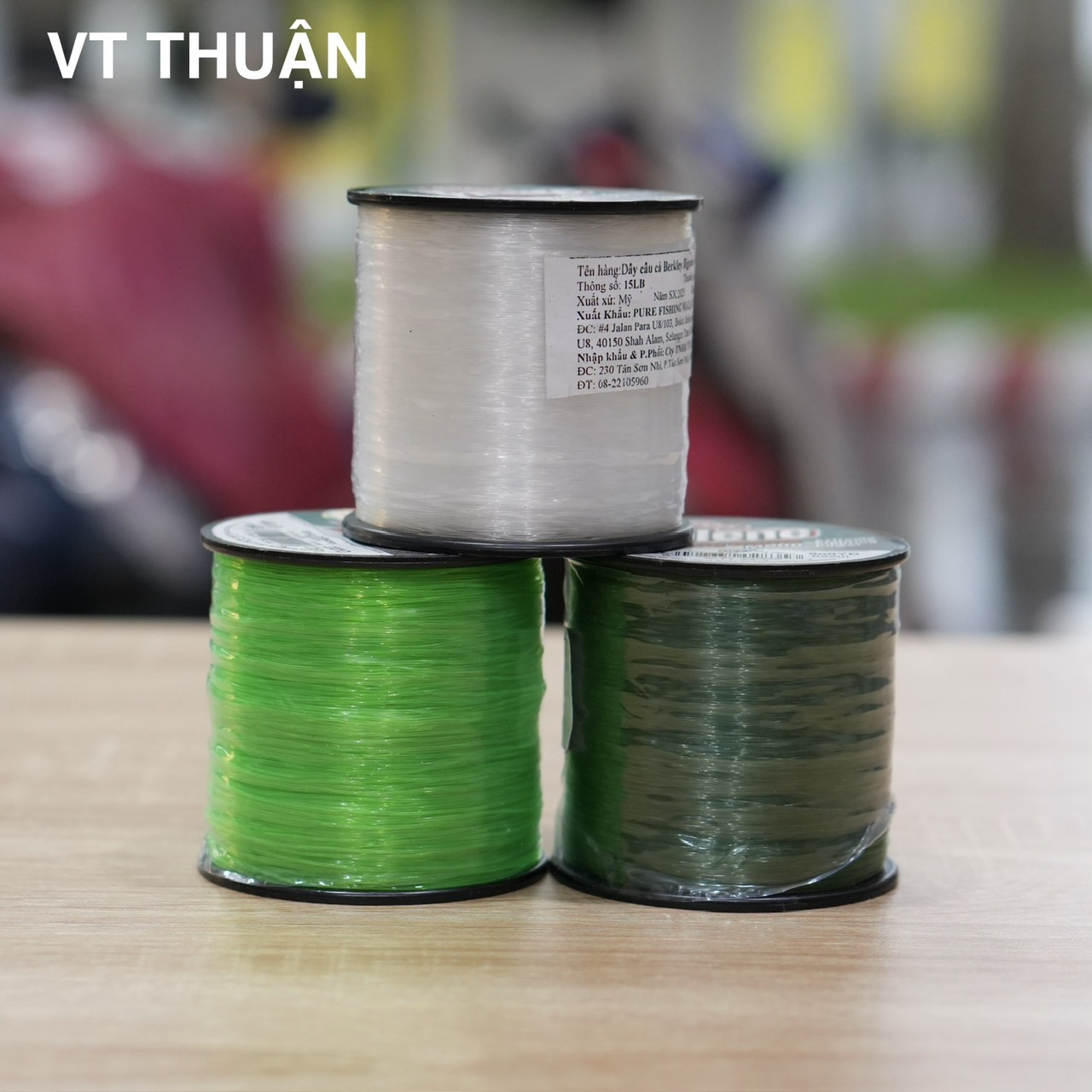 Cước Câu Berkley Trilene Big Game ( Cuộn 1/4Ib Màu Trắng )