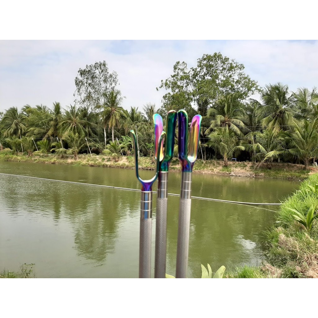 Chống cần Titan Inox chuyên câu giải